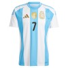 Maglia ufficiale Argentina De Paul 7 Casa 2024 per Uomo